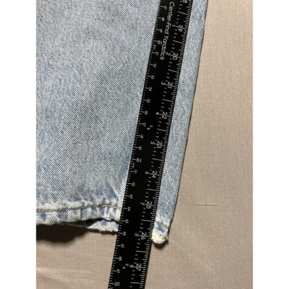 Agolde Jeans Womens Size 29 Blue 90's Straight High Rise ButtonFly Cropped 32x26 - Picture 16 of 16